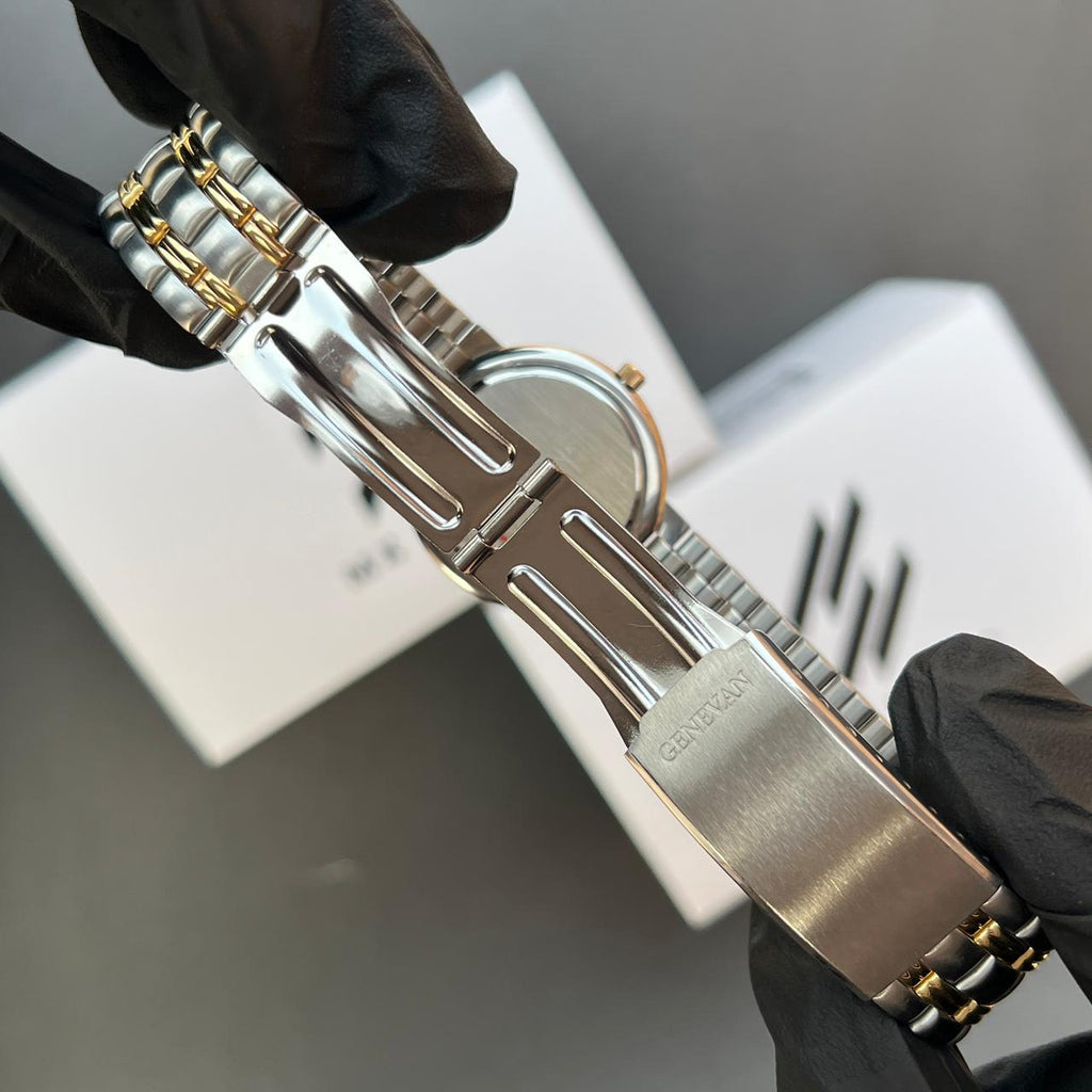 Genevan Platinum Swiss Quartz