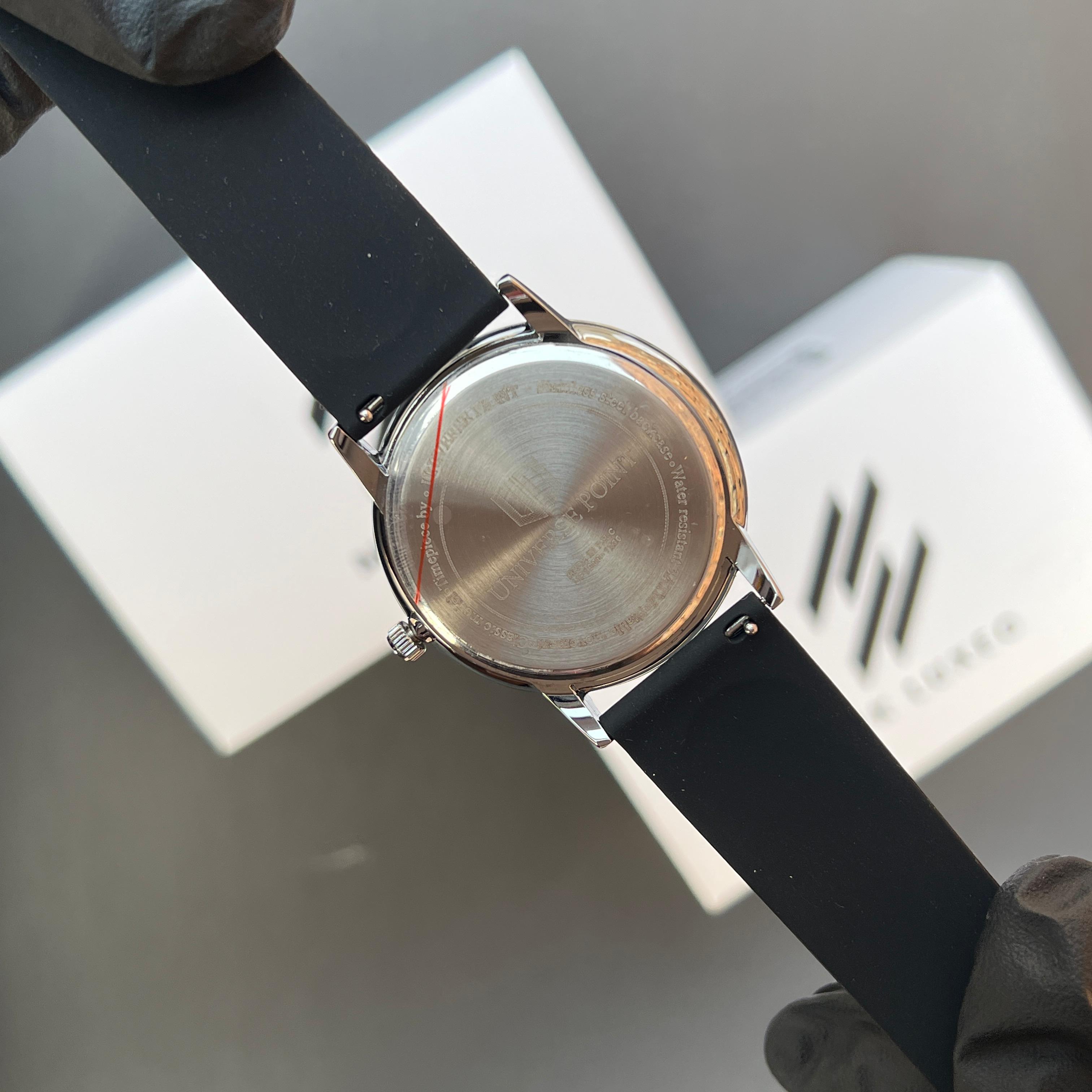 UP - Black dial with Slim baton Hour Markers