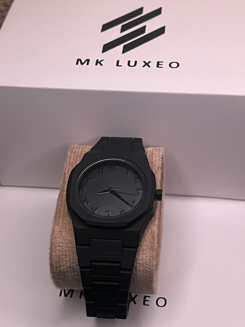 Black Arabic Aura Watch
