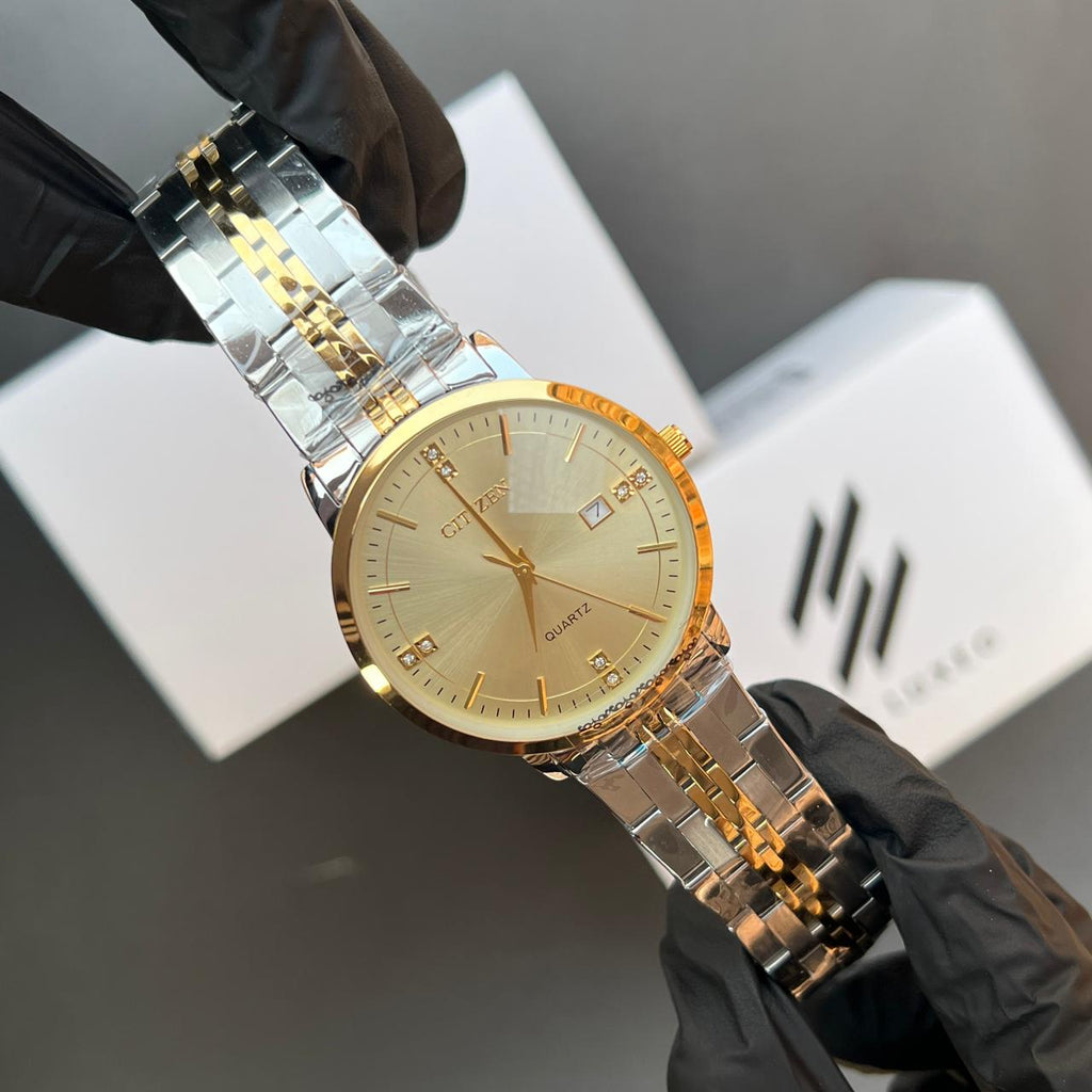 Elegant Two-Tone Timepieces