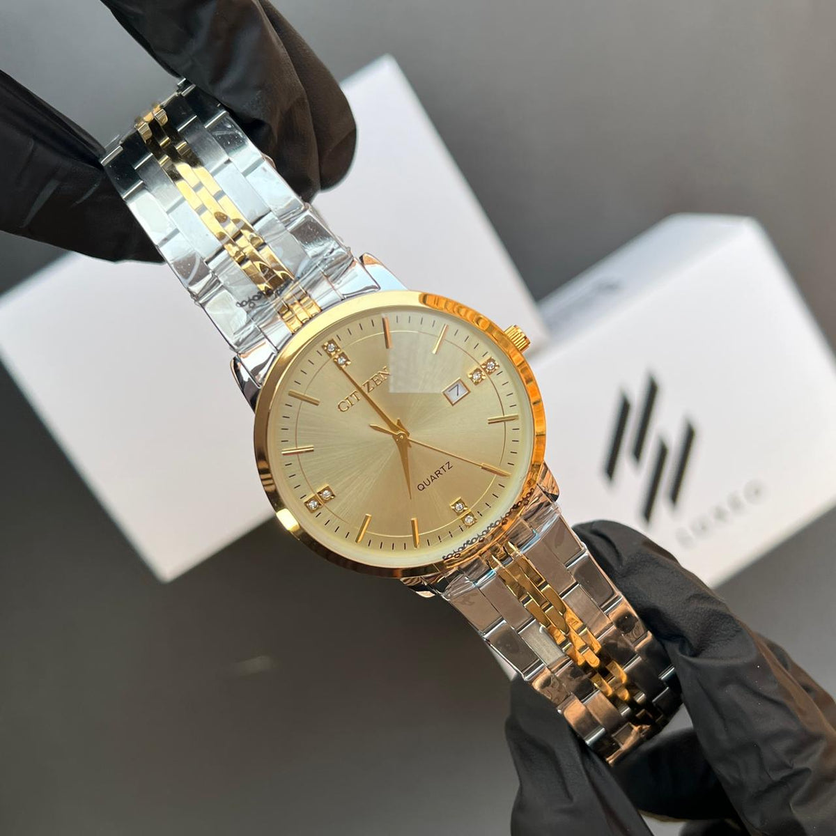 Elegant Two-Tone Timepieces
