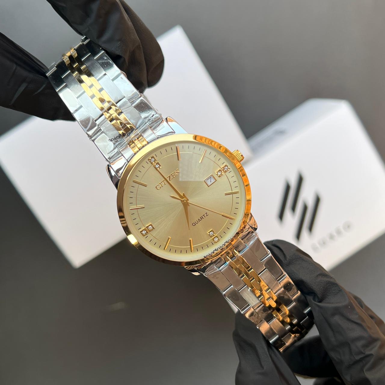 Elegant Two-Tone Timepieces