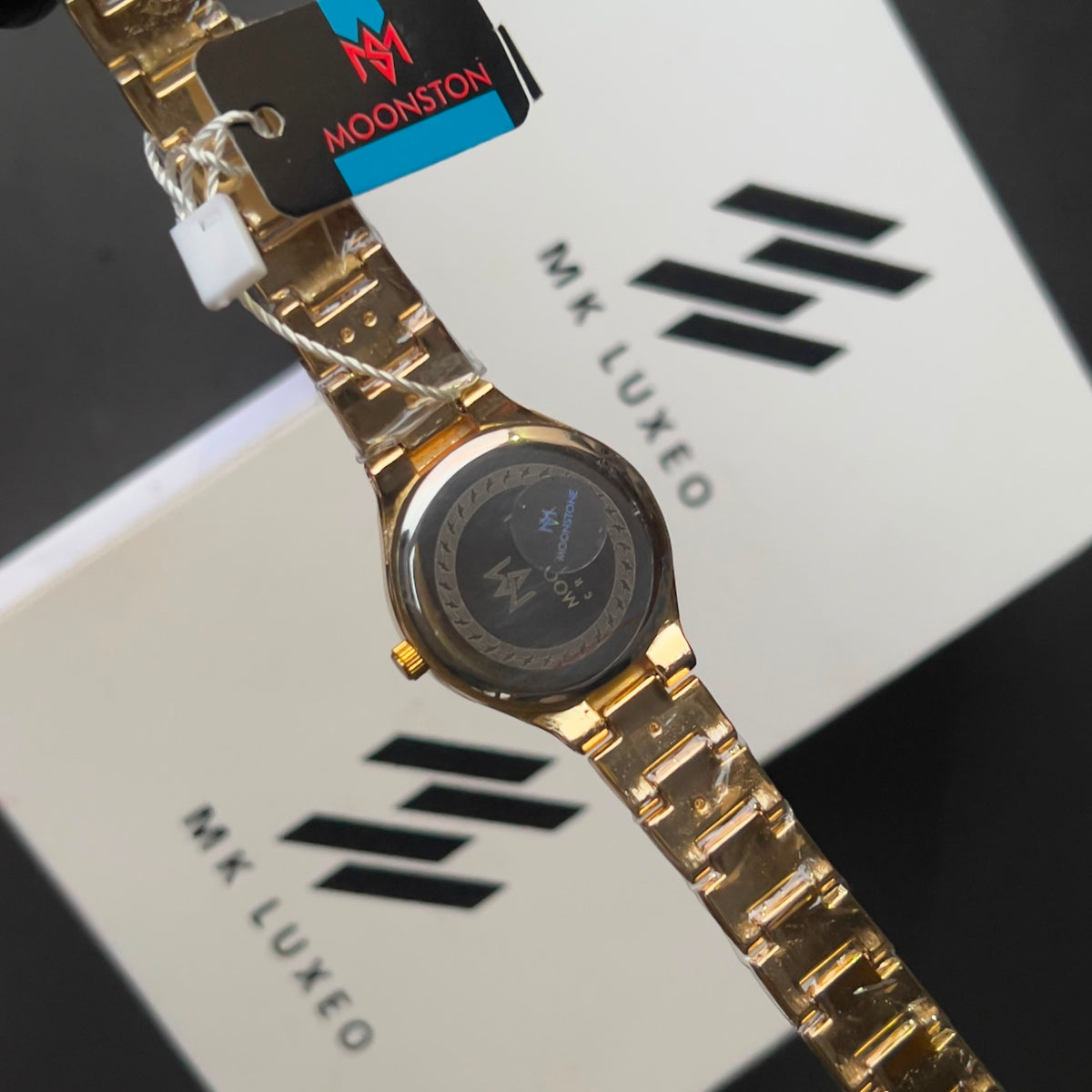 Moonstone Ladies Watch – Premium Diamond Style Bracelet