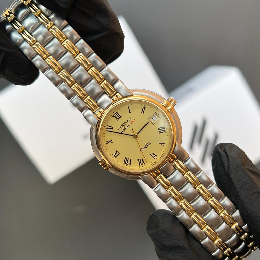 Genevan Platinum Swiss Quartz